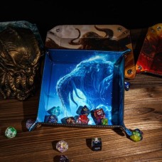 Dobbelbak PVC Kraken blauw 16 cm.