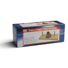 Toren van Hanoi Rubberwood 9 ringen HOT
* levertijd onbekend *