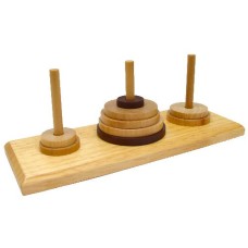 Toren van Hanoi Rubberwood 9 ringen HOT
* levertijd onbekend *