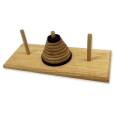 Toren van Hanoi Rubberwood 9 ringen HOT
* levertijd onbekend *